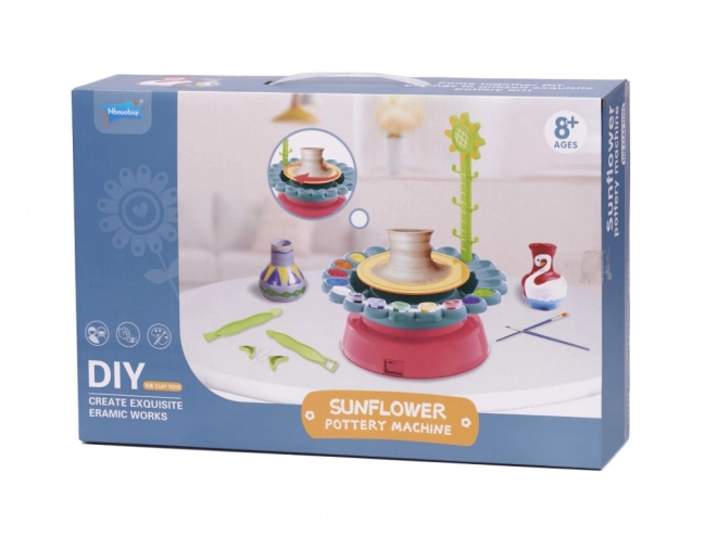 kinderpottenbakkerset met klei en verven