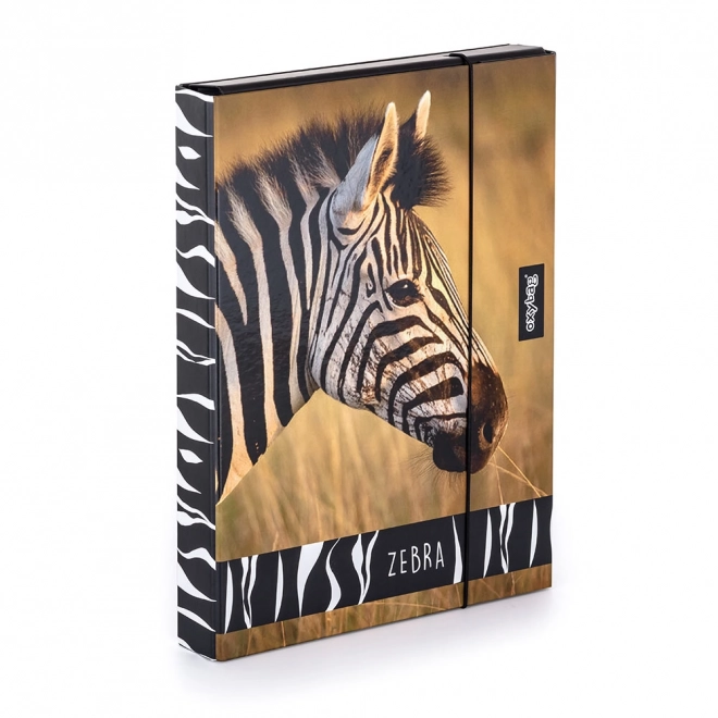 Doos voor schriften A4 Jumbo met zebramotief