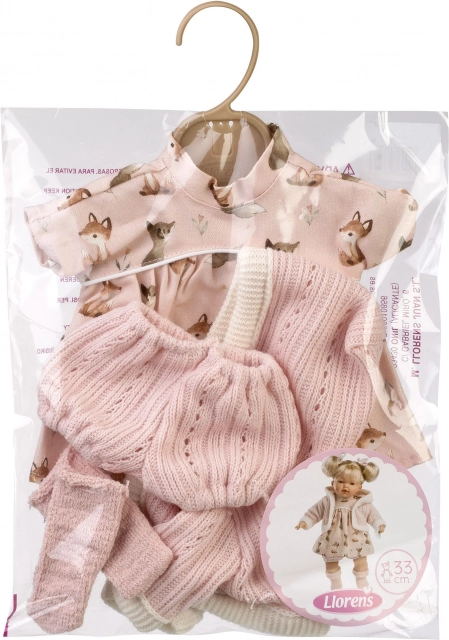 Kleding voor Llorens-pop 33 cm
