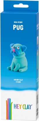 Boetseerklei Hey Clay Figurine Hond Mops