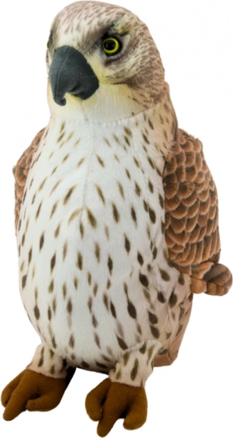 Pluchen speelgoed slechtvalk bruin 30 cm