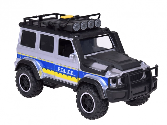 Off-road politieauto met lichten en geluiden
