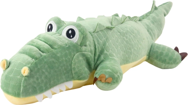 Pluchen krokodil groen 50 cm