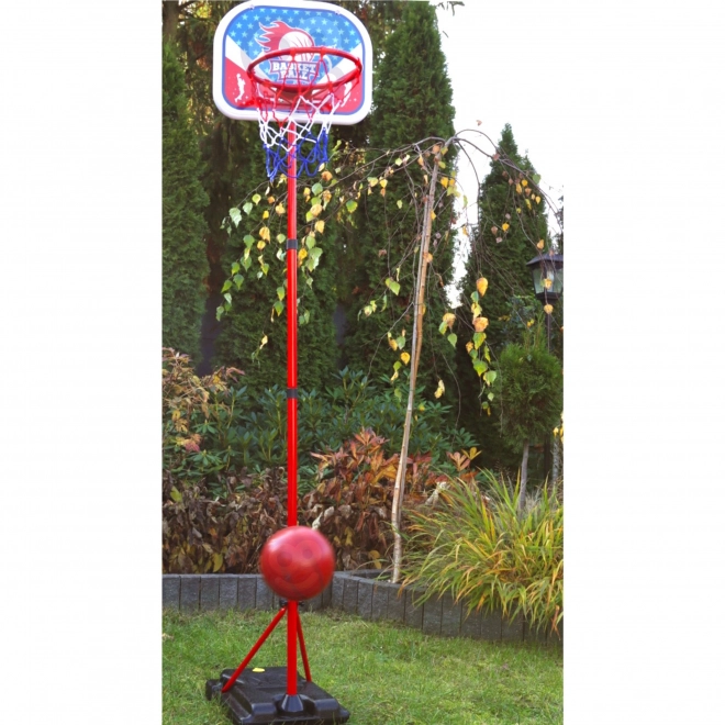 Basketbalset WOOPIE met standaard en bal