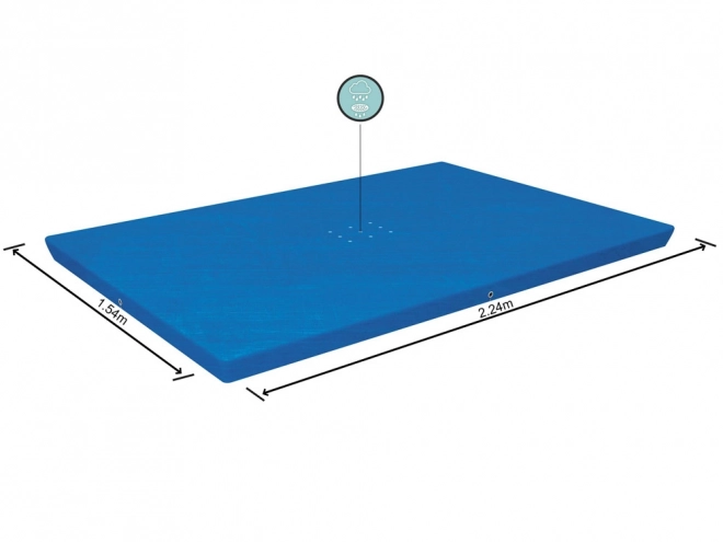 Beschermzeil voor zwembad Bestway 224 x 154 cm