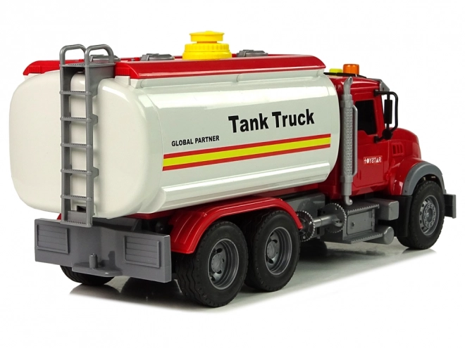 Witte tankwagen Geluiden Lichten