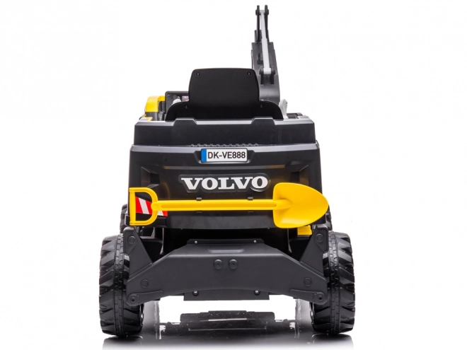 Kinderaccu-graver Volvo met beweegbare schep – Geel