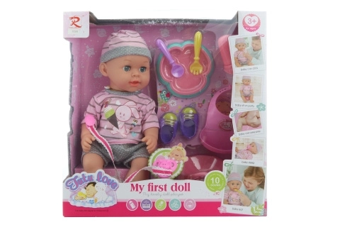 Baby Pop 32 cm met Accessoires en Geluiden