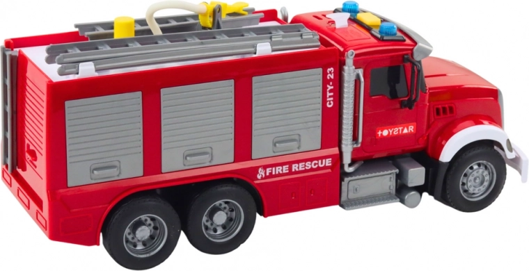 Lichten en geluiden zoals bij echte brandweer