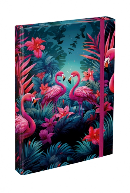 BAAGL Schriftmap A4 Flamingo's