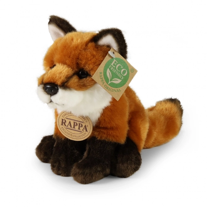 Rappa Zittende pluche vos 18 cm MILIEUVRIENDELIJK