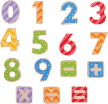 Magnetische houten cijfers Bigjigs Toys