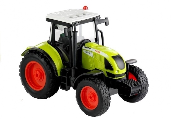 Tractor met balenpers