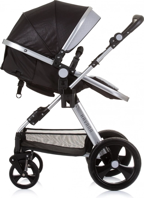 CHIPOLINO Kinderwagen Combinatie HAVANA 2v1 Obsidian
