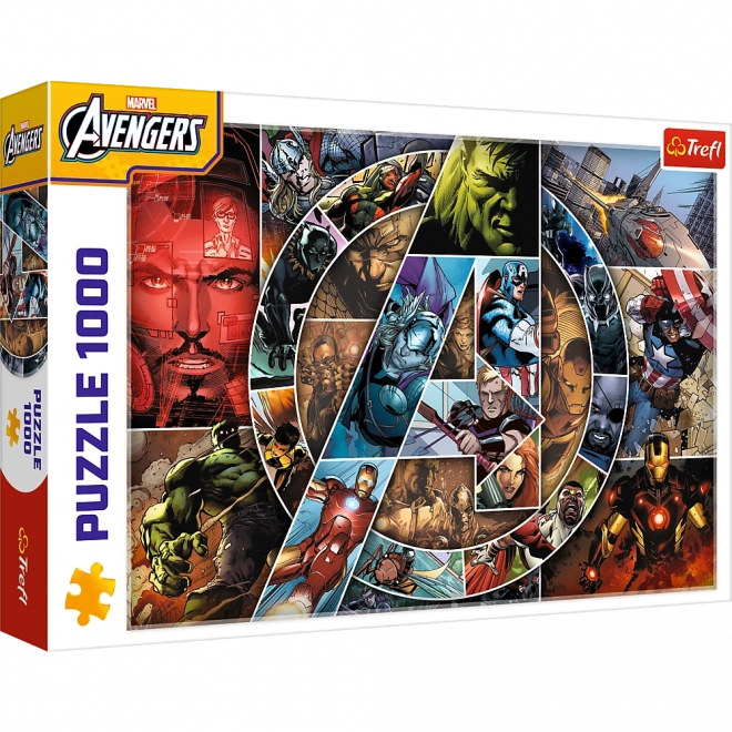 puzzel 1000 stukjes - Marvel Avengers helden