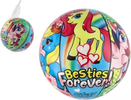 Kleurrijke opblaasbare bal voor kinderen met Pony-motief