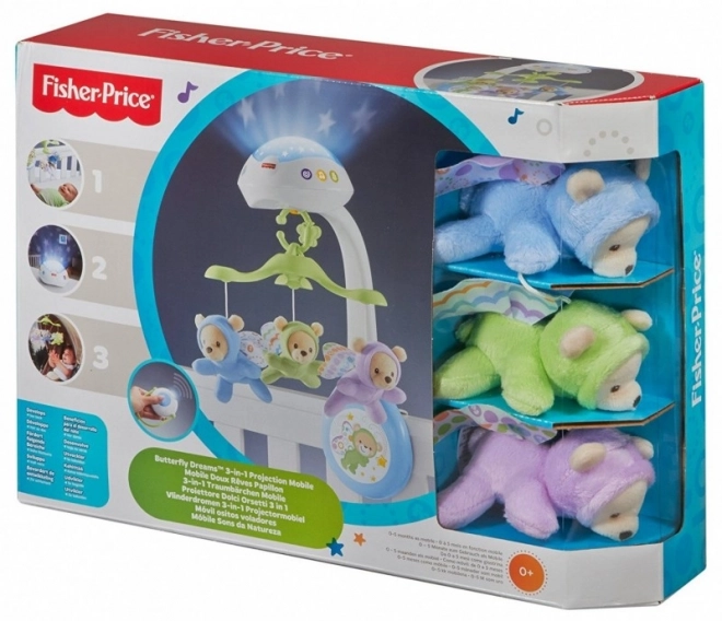 Fisher-Price Mobiel boven de wieg - vlinders