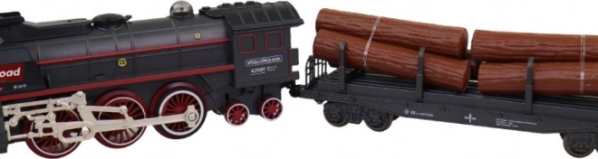 Treinset met damp-effect op batterijen
