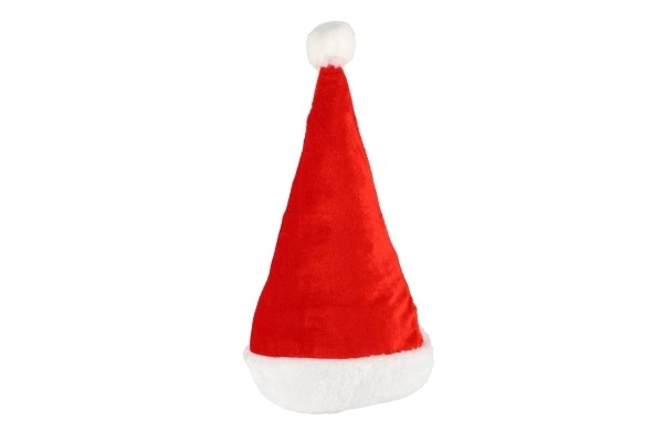 Kerstmuts kinderstof diameter 25 cm op kaart carnaval