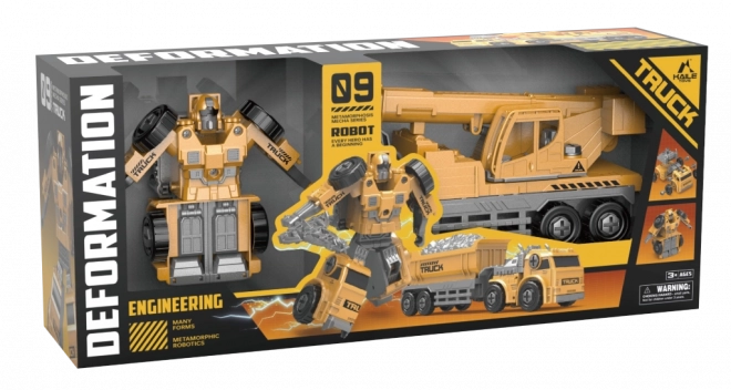 Transformerende vrachtwagenkraan - robot
