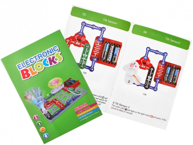 Educatieve lichtgevende set voor jonge elektronica