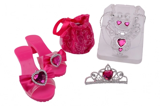 Speelset - roze accessoires voor prinses