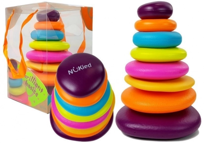 Kleurrijke piramide met ringen voor kinderen