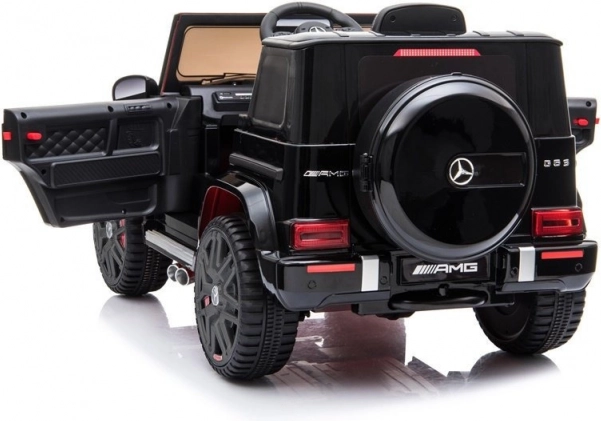 Elektrische kinderauto Mercedes G63 AMG zwart