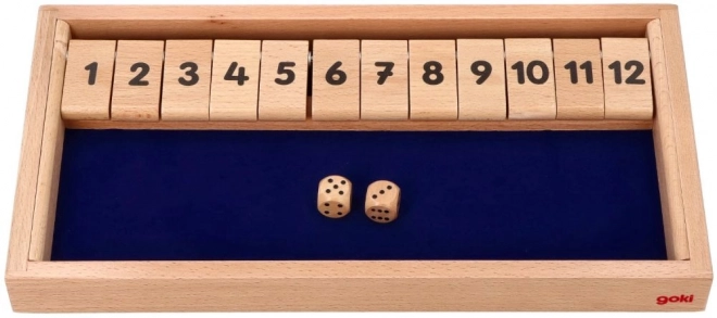 Goki Shut the box tafelspel voor 2 spelers