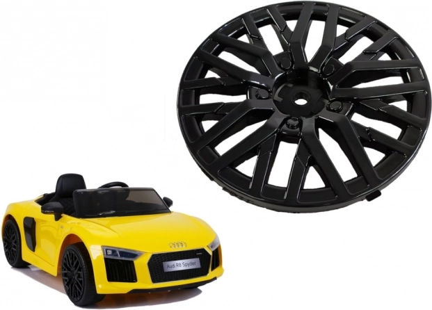 Wielkap voor elektrische speelgoedauto AUDI R8, zwart