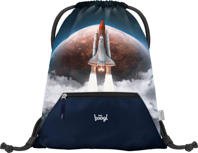 BAAGL SET 5 Shelly Ruimteshuttle: schooltas, etui, zak, map, doos