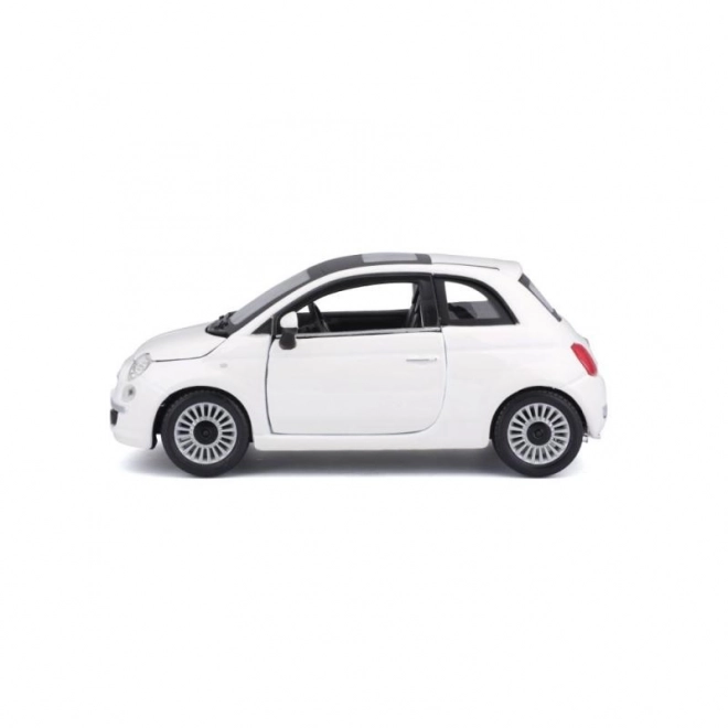 Bburago 1:24 Fiat 500 (2007) Wit