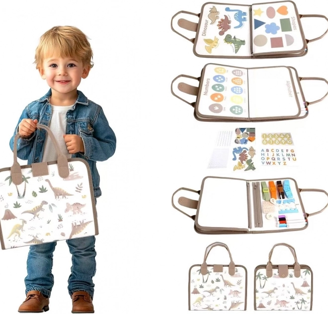 2kids toys sensorisch busy boek dinosaurussen