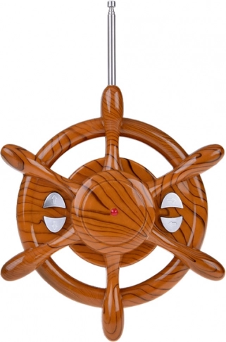 Intuïtieve bediening zoals op een echte boot
