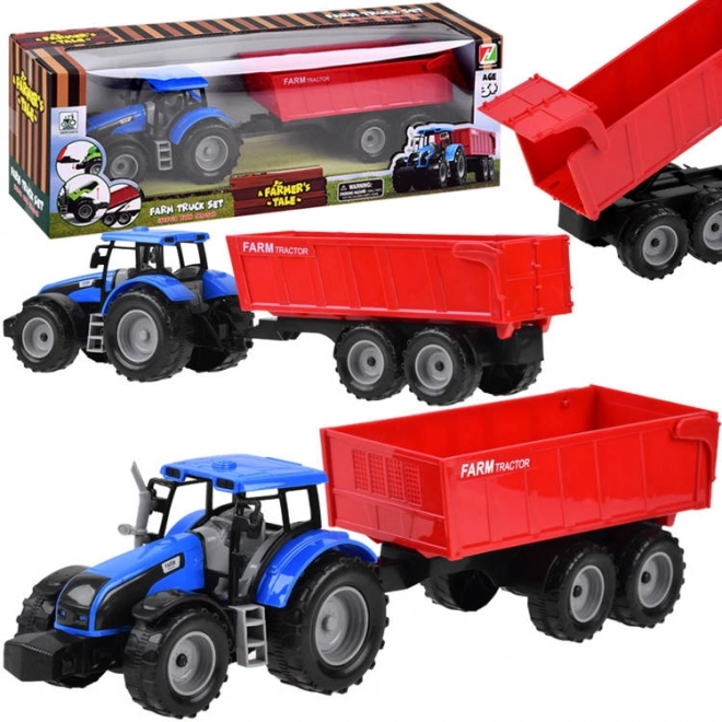 Tractor met aanhanger