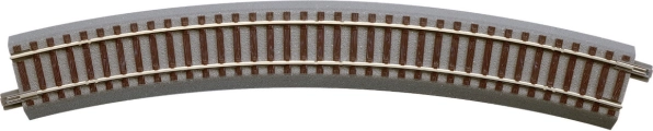 Roco geoLINE bochtspoor R4 met bedding