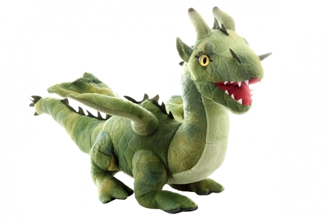 Pluche groene draak ECO-VRIENDELIJK