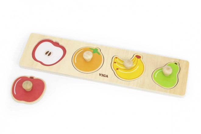 Puzzel met grepen Fruit