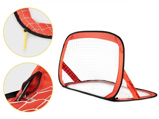Voetbaldoelen, set voor twee voetbaldoelen met een diameter van 110 cm