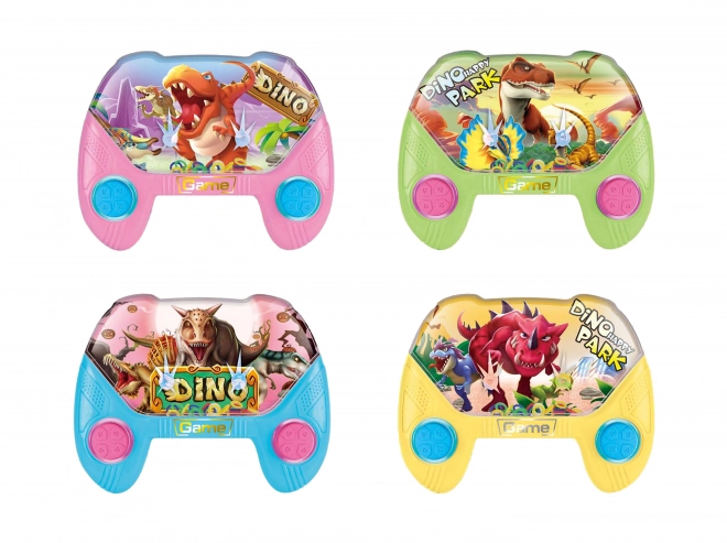 Water spel dinosaurus 2 knoppen 14 cm