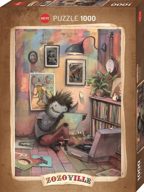 HEYE Puzzel Zozoville: Vinyl-monster 1000 stukjes