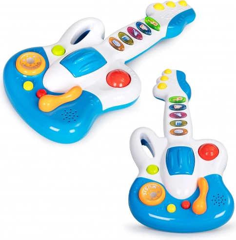 Spelen met de gitaar voor de allerkleinsten