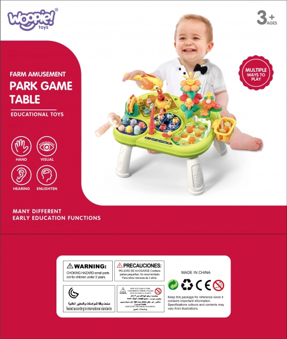 Interactieve educatieve tafel 8-in-1 Montessori