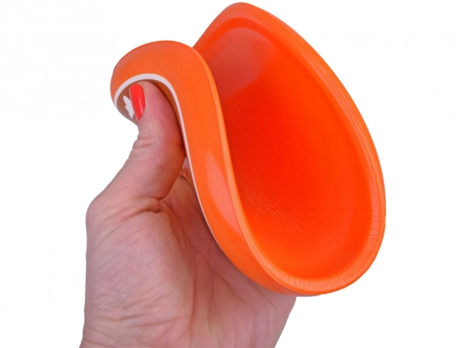 Kleurige vliegende schijf 16 cm - Leuk speelgoed voor werpen