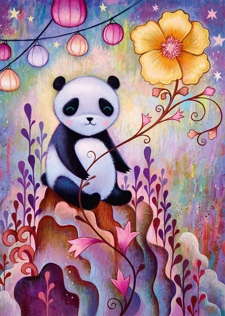 Puzzel 1000 stukjes Panda