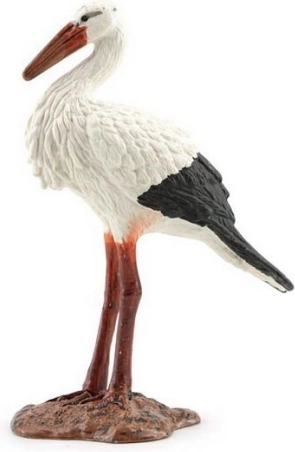 Ooievaar figuurtje 9 cm