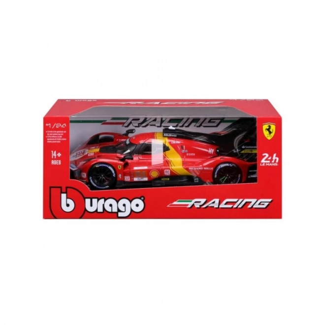 Bburago 1:24 Ferrari Racing - 499P LMH - Rood #51
