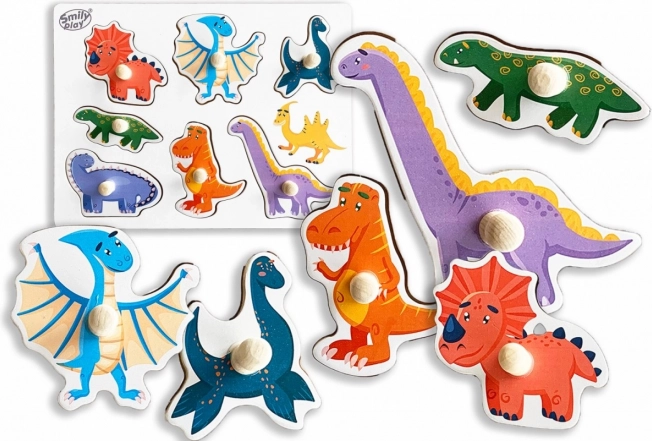 Leren van vormen en kleuren met dinosaurussen