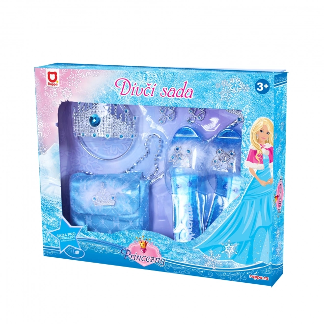 Set prinses winterrijk met handtas en schoentjes
