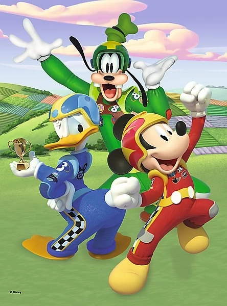 TREFL Puzzel Mickey Mouse Racers 20 stukken